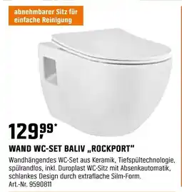 OBI WAND WC-SET BALIV,,ROCKPORT" Angebot