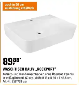 OBI WASCHTISCH BALIV „ROCKPORT" Angebot