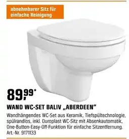 OBI WAND WC-SET BALIV,,ABERDEEN" Angebot