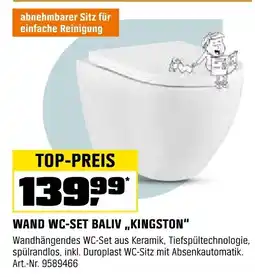 OBI WAND WC-SET BALIV,,KINGSTON" Angebot