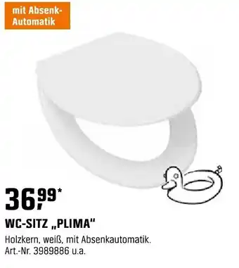 OBI WC-SITZ,,PLIMA" Angebot