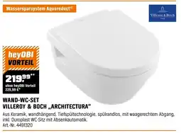 OBI Villeroy & Boch WAND-WC-SET „ARCHITECTURA" Angebot