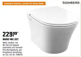 OBI DOMBERG WAND WC-SET Angebot