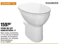 OBI DOMBERG STAND WC-SET KOMFORTHÖHE +7 Angebot