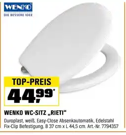 OBI WENKO WC-SITZ „RIETI" Angebot