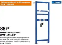 OBI WASCHTISCH-ELEMENT SIAMP,,INGENIO" Angebot