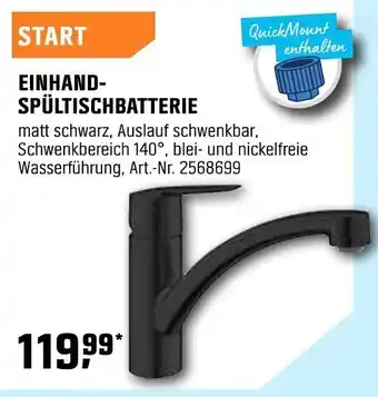 OBI GROHE EINHAND- SPÜLTISCHBATTERIE START Angebot