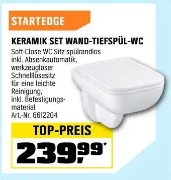 OBI GROHE KERAMIK SET WAND-TIEFSPÜL-WC Angebot