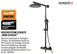 OBI DUSCHSYSTEM SCHULTE ,,RAIN CLASSIC" Angebot