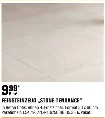 OBI FEINSTEINZEUG „STONE TENDANCE" Angebot