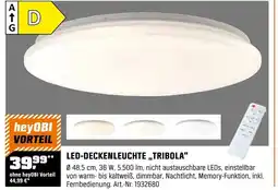 OBI LED-DECKENLEUCHTE „TRIBOLA" Angebot