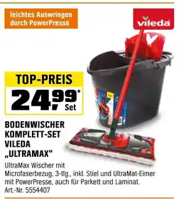 OBI VILEDA BODENWISCHER KOMPLETT-SET ,,ULTRAMAX" Angebot