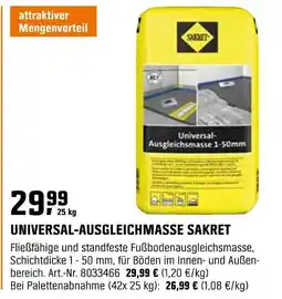 OBI UNIVERSAL-AUSGLEICHMASSE SAKRET Angebot