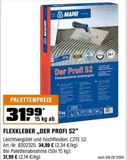 OBI MAPEI FLEXKLEBER,DER PROFI S2" Angebot