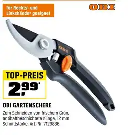 OBI OBI GARTENSCHERE Angebot