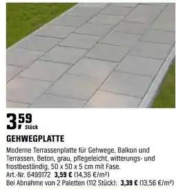 OBI GEHWEGPLATTE Angebot