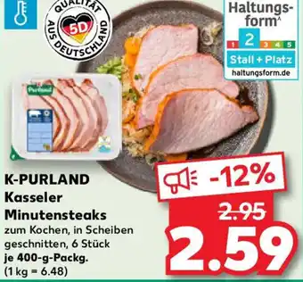 Kaufland K-PURLAND Kasseler Minutensteaks Angebot