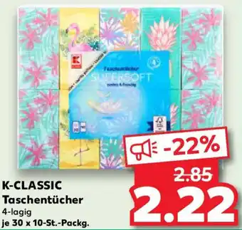 Kaufland K-CLASSIC Taschentücher Angebot