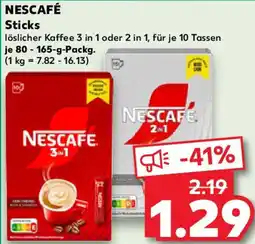 Kaufland NESCAFÉ Sticks Angebot