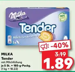 Kaufland MILKA Tender Angebot