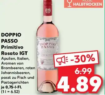 Kaufland DOPPIO PASSO Primitivo Rosato IGT Angebot