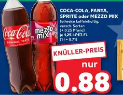 Kaufland COCA-COLA, FANTA, SPRITE oder MEZZO MIX Angebot