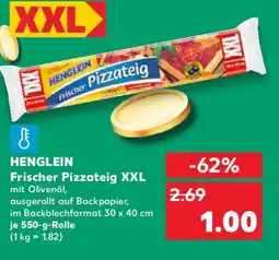 Kaufland HENGLEIN Frischer Pizzateig XXL Angebot