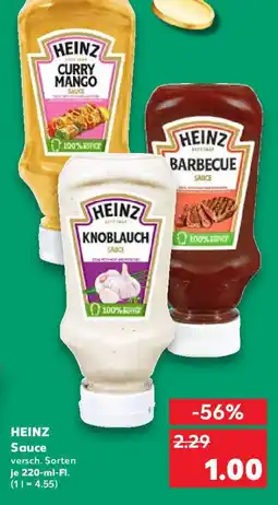 Kaufland HEINZ Sauce Angebot