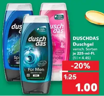 Kaufland DUSCHDAS Duschgel Angebot