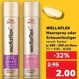 Kaufland WELLAFLEX Haarspray oder Schaumfestiger Angebot