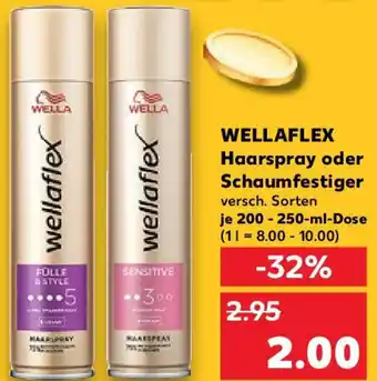 Kaufland WELLAFLEX Haarspray oder Schaumfestiger Angebot