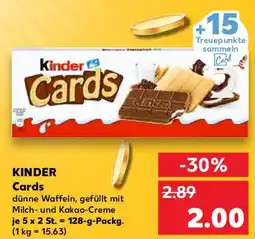 Kaufland KINDER Cards Angebot