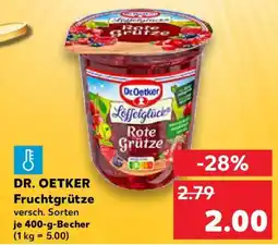 Kaufland DR. OETKER Fruchtgrütze Angebot