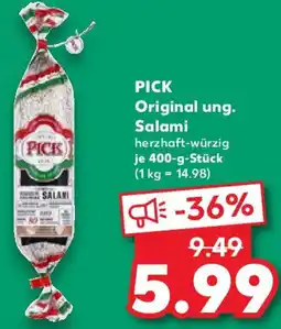 Kaufland PICK Original ung. Salami Angebot