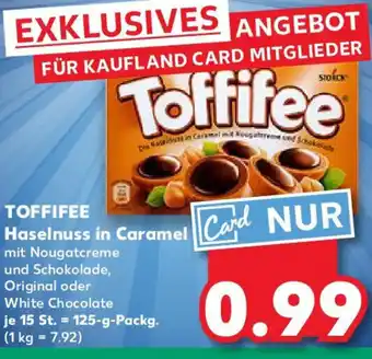 Kaufland TOFFIFEE Haselnuss in Caramel Angebot