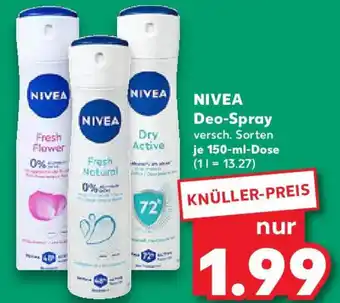 Kaufland NIVEA Deo-Spray Angebot