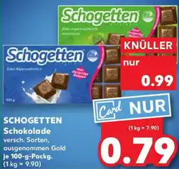 Kaufland SCHOGETTEN Schokolade Angebot