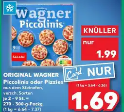 Kaufland ORIGINAL WAGNER Piccolinis oder Pizzies Angebot