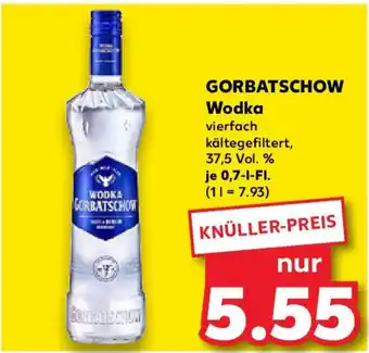 Kaufland GORBATSCHOW Wodka Angebot