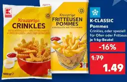 Kaufland K-CLASSIC Pommes Angebot