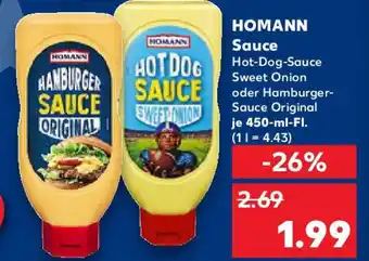 Kaufland HOMANN Sauce Angebot