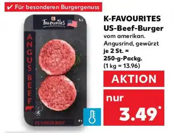 Kaufland K-FAVOURITES US-Beef-Burger Angebot