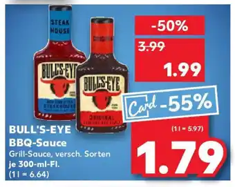 Kaufland BULL'S-EYE BBQ-Sauce Angebot