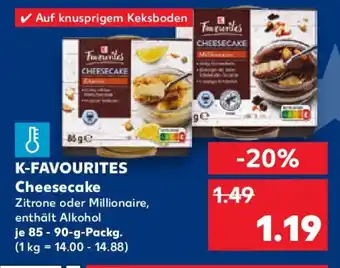 Kaufland K-FAVOURITES Cheesecake Angebot