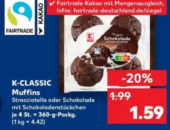 Kaufland K-CLASSIC Muffins Angebot