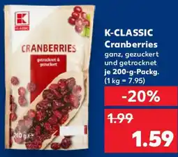 Kaufland K-CLASSIC Cranberries Angebot