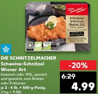 Kaufland DIE SCHNITZELMACHER Schweine-Schnitzel Wiener Art Angebot