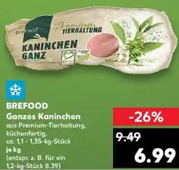 Kaufland BREFOOD Ganzes Kaninchen Angebot