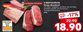 Kaufland K-WERTSCHÄTZE Rinder-Roastbeef Angebot