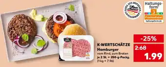 Kaufland K-WERTSCHÄTZE Hamburger Angebot